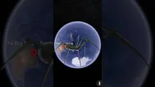 The Big Spider Sculpture on Google Earth #shorts