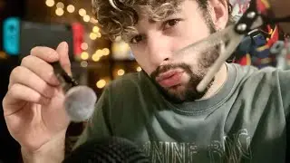 ASMR Close-up (Mouth sounds,scratching brushing and more!!!)