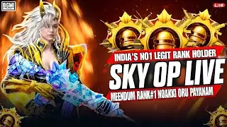 SOLO TOP 1 RANK PUSH😎 | BGMI SOLO CONQUEROR RANK PUSH LIVE #bgmi #madanop #skyop #botsquad