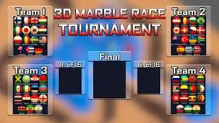3D COUNTRIES TOURNAMENT | 3D Marble Race Creator