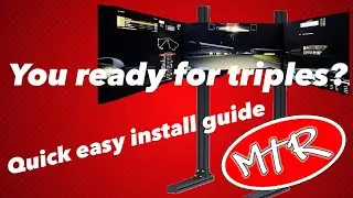 Aligning the angles on your Sim Racing Triple Monitors