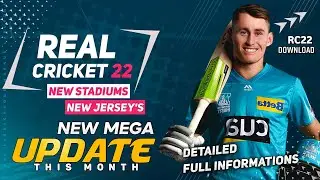 𝗥𝗲𝗮𝗹 𝗖𝗿𝗶𝗰𝗸𝗲𝘁 𝟮𝟮 𝗠𝗘𝗚𝗔 𝗨𝗣𝗗𝗔𝗧𝗘 | 𝗖𝗮𝗿𝗲𝗲𝗿 𝗠𝗼𝗱𝗲, 𝗛𝗶𝗱𝗱𝗲𝗻 𝗙𝗲𝗮𝘁𝘂𝗿𝗲𝘀 𝗮𝗻𝗱 𝗥𝗲𝗹𝗲𝗮𝘀𝗲 𝗗𝗮𝘁𝗲 #realcricket22newupdate