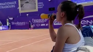 Clara Burel Stuns Elina Svitolina Live WTA Tennis Strasbourg
