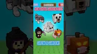 NEW GHOUL GARDEN EVENT PETS in Grow a Garden! #growagarden #roblox #growagardenroblox #shorts