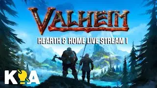Valheim - Hearth & Home - New Seed - New Character - Perfect Start - Live Stream (Died lots) lol