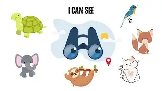 I Can See Animals Adventure! 🐾 Fun Learning for Kids | Interactive Animal Naming Book