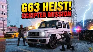GTA V G63 G-WAGON HEIST Techno Gamerz Style Story 🔥 Police & Guards Fight