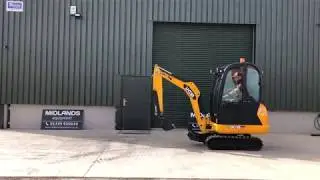 JCB 8018 Mini Digger Midlands Equipment Ltd Demo/Test