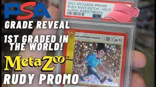 MetaZoo PSA Reveal Rudy Alpha Investments Promo Card! Investment Sasquatch, 1st Graded In the World!