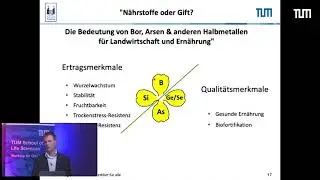 TUM@Freising: N&auml;hrstoffe oder Gift? Halbmetalle in der Landwirtschaft