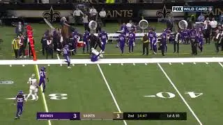 MICHAEL THOMAS AMAZING  SIDELINE CATCH | VIKINGS VS SAINTS NFC WILDCARD