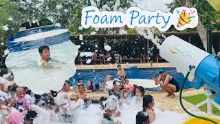Foam Party di Rapuan Cili Ubud, Tempat Nongkrong Kids Friendly dan Kolam Renang Busa di Bali