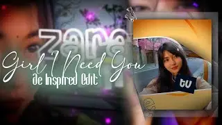 Girl I Need You | Ae Inspired Alight Motion Preset XML