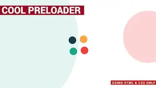 COOL CSS PRELOADER ANIMATION EFFECT USING HTML & CSS ONLY | LOADING ANIMATION EFFECT