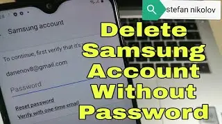 Delete Samsung Account from Samsung A10 SM-A105F, Without password.