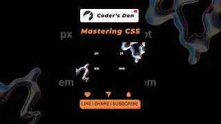 Units in CSS(px, pt, em, rem) | CSS tutorial