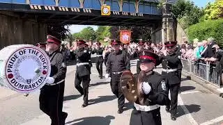 Orange parade Kirkcaldy 335th anniversary of the boyne. 2025