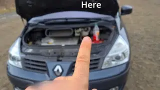 Where to put antifreeze in Renault Espace IV? (Radiator fluid/Coolant) 2010, 2.0dci