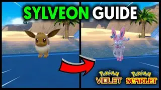 HOW TO EASILY EVOLVE EEVEE INTO SYLVEON ON POKEMON SCARLET AND VIOLET