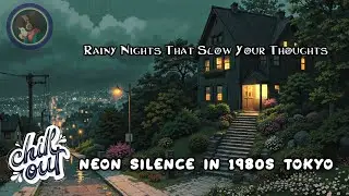 Neon Silence in 1980s Tokyo – Rainy Nights That Slow Your Thoughts | Lofi Music