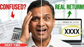 XIRR CALCULATION 📉 Absolute Return vs XIRR #INVESTING #Mutual funds #psychology# Part 2