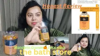 Refreshing 🍊FaceWash ⛱️//The Bath Store Orange🍊 #review @AR111