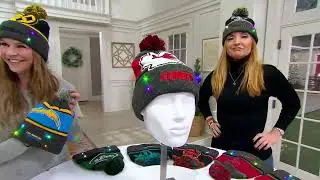 NFL LED Big Logo Beanie on QVC