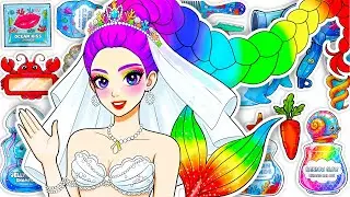 Paper DIY💖KPOP DEMON HUNTERS Rumi Snake colorful Hair Care + Skincare + Makeup Blind Bag Unboxing