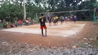 Village Volleyball In Indonesia