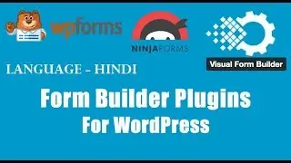 How to create any form in wordpress website | Form Builder  in HINDI