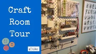 Craft Room Tour | Storage Ideas | Join Me In My Happy Place! |