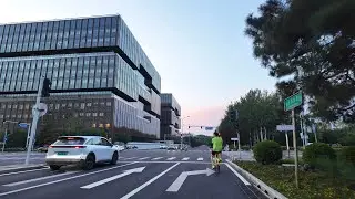 Beijing | Street View | Olympic Center | National Convention Center | Asia Financial Building | 4K