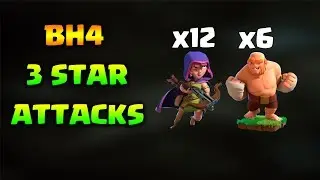 BH4 (Builder Hall 4) 3 Star Attack Strategy | Boxer Giants / Sneaky Archers Best Attack Startegy