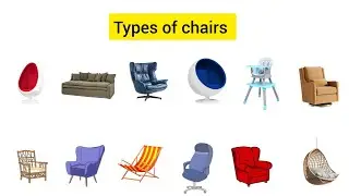 Learn 100+ chairs names in English /list of chair styles