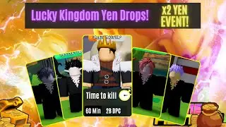ALL YEN DROPS LUCKY KINGDOM x2 Yen Event! Anime Fighters Simulator Update 14