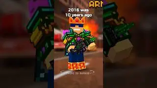 A decade ago&hellip; 🥹 #pixelgun3d #pg3d #2016