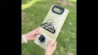 New 8L Collapsible Water Container with Spigot &ndash; Portable Foldable Water Storage Bag With Faucet