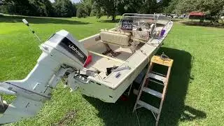 Starting work on 1976 Boston Whaler Newport 17