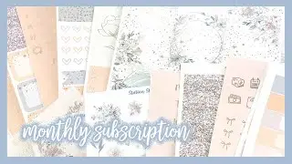 Monthly Sticker Subscription: August Reveal