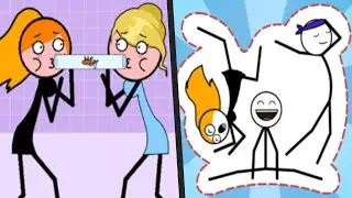 BRAIN TRICKY PUZZLE vs POSE MASTER - New Levels Max UPDATE Satisfying Mobile Gameplay ios
