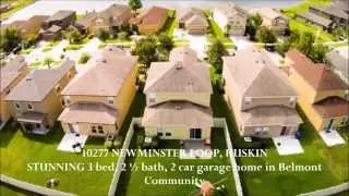10277 Newminster Loop, Ruskin Fl drone video home tour neighborhod Belmonth Duncan Duo #1