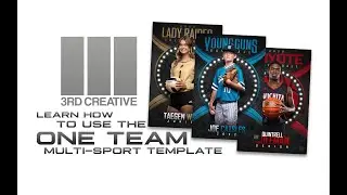 ONE TEAM Multi-Sport Photoshop Template Walkthrough
