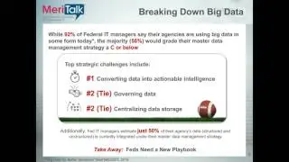 Calling the Plays:  Streamlining Government with a Federal Big Data Playbook Webinar
