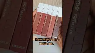 New Maybelline matte ink. 5 shades.  insider. Entertainer. Charmer. Renegade. Champion. 🫦