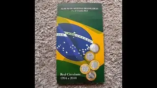 &Aacute;lbum de Moedas Plano Real 1994 a 2018