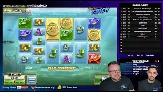 &pound;750 Online Slots Bonus Hunt - Golden Catch and 10 other bonuses!