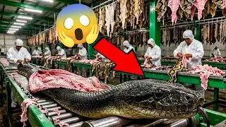 Inside the Snake-Leather Factory: From Snake Skin to Luxury Jacket (Full Process)