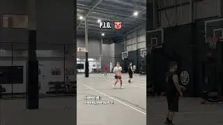 Close game 😬 IG:@james_dll_ & IG:@marley_murray59 battle it out in a game of P.I.G. 🐷#MakeMoreShots