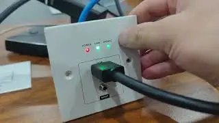 HDA HDMi wallplate with the EDID management operation guide