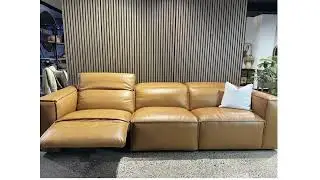 Osaka 4.5 Seat Dual Electric Recliners with electric headrests